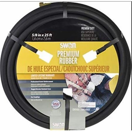 Grandoldgarden 0.62 in. x 50 ft. Green Thumb Premium Duty Rubber Max Hose GR864988